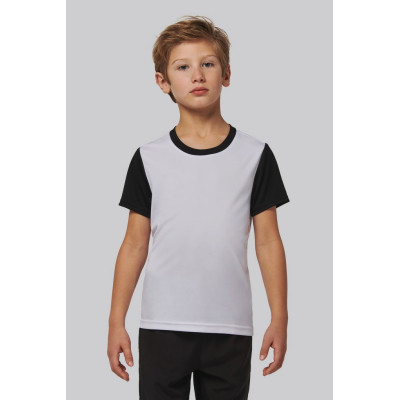 Kids’ short-sleeved two-tone multisport jersey